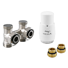 #Комплект Vario Term, Standard тип V, Prestige, кутовий, білий, PRNYGS0206C/FK (with nipples)