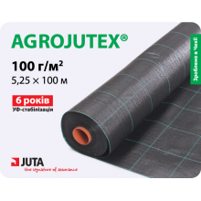 Геотекстиль тканий Agrojutex 100 g/m2  5.25x100 m слож.