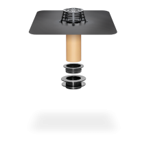 Ремонтна воронка з поліуретану SitaSani 95 з ПВХ фартуком, (діаметр 100-140 мм), висотою 550 мм