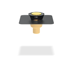 Покрівельна воронка з поліуретану SitaTrendy вертикальна, з бітумним фартухом (діаметр 110 мм)